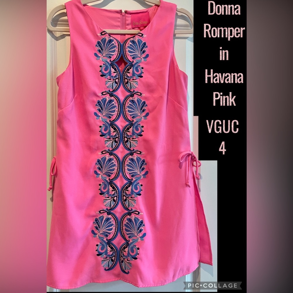 Gorgeous 💕Pink💕  Lilly Pulitzer Romper